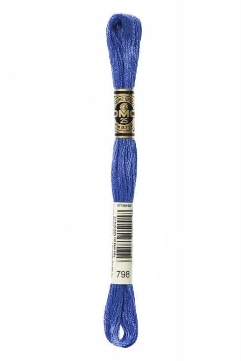 DK DELFT BLUE EMBROIDERY COTTON
